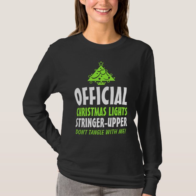 T-shirt Les lumières de Noël (Devant)