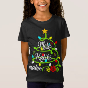 T-Shirt Les lumières de Noël Mele Kalikimaka Hawaiian Chri