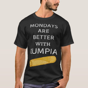 T-shirt Les Lundi vintages Sont Meilleurs Avec Lumpia Retr