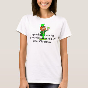T-shirt Les lutins sont juste pièce en t de vacances de