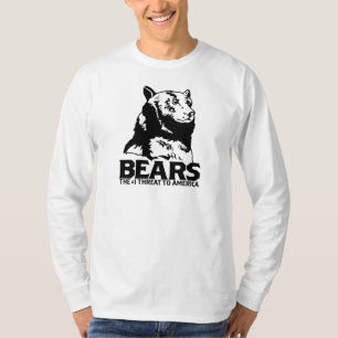 T-shirt les machines athée de massacre d'ours câlinent l