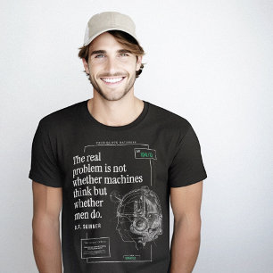 T-shirt Les machines de devis de technologie pensent l'int
