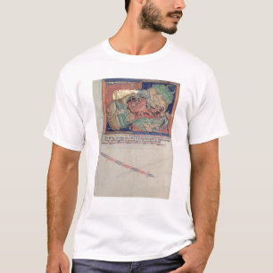 T-shirt Les mâchoires de l'enfer avalant le dragon rouge