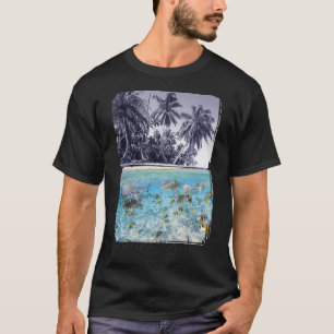 T-shirt Les magnifiques plages de Tahiti et la photo Sea R