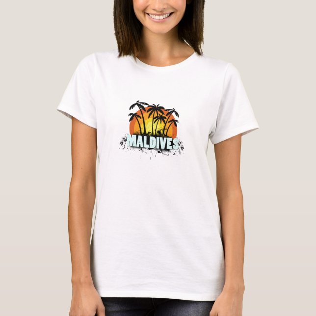 T-shirt Les Maldives (Devant)