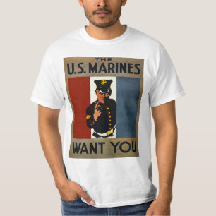 T-shirt Les Marines des États-Unis vous veulent