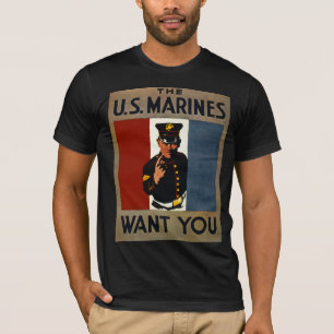 T-shirt Les Marines des États-Unis vous veulent