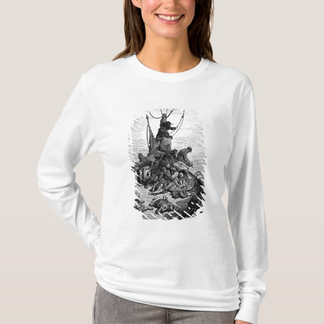 T-shirt Les marins accalminés et tourmentés par soif (Devant)