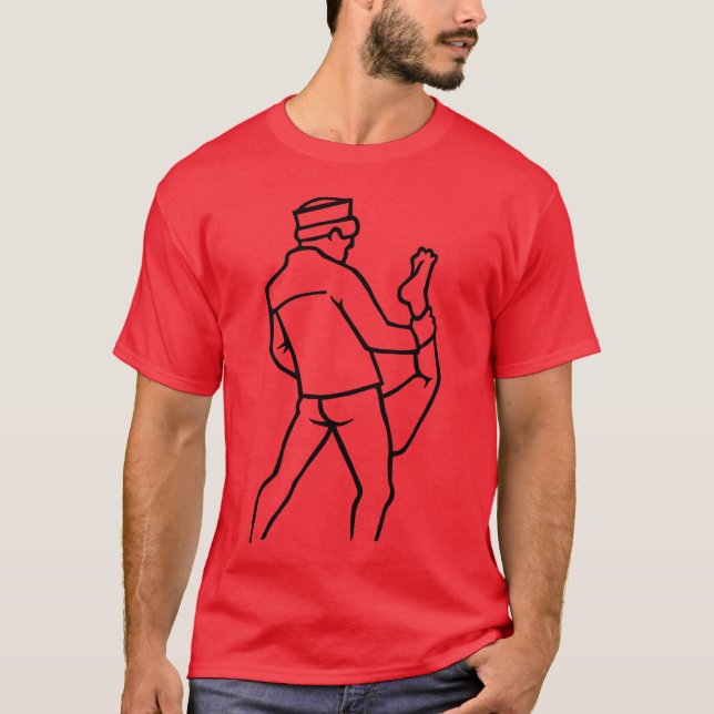 T-shirt Les marins aiment le cadeau (Devant)