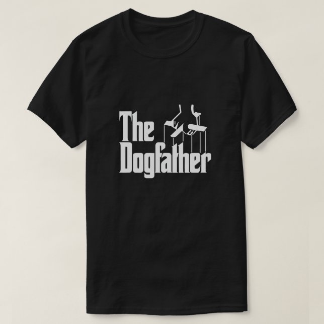 T-shirt Les marionnettes d'os de père chien (Design devant)