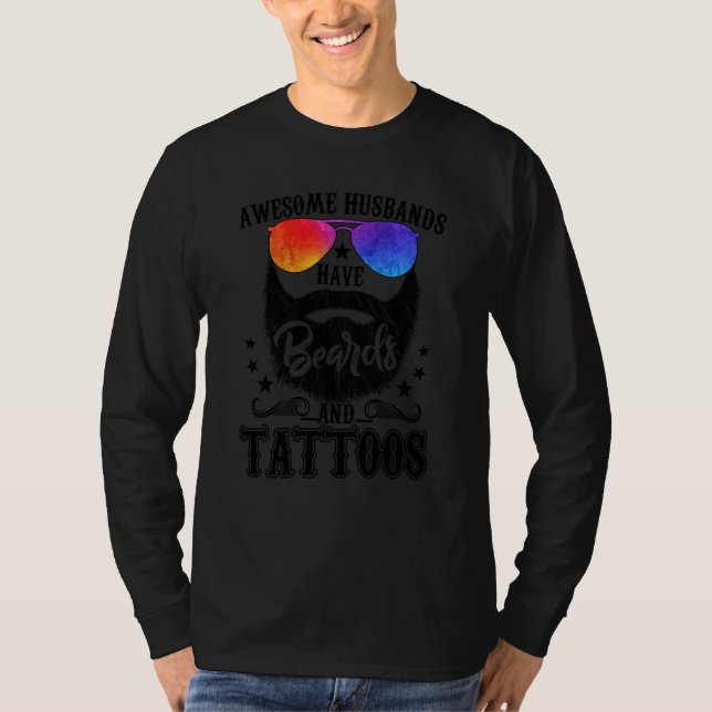 T-shirt Les Maris Awesome Ont Des Oreilles Et Tatouages Ch (Devant)