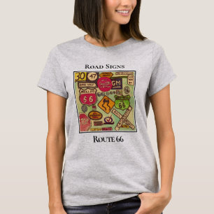 T-shirt Les marqueurs de la route mère