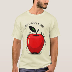 T-shirt Les mathématiques font des enseignants sensés