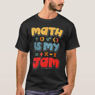 T-shirt Les maths, c'est ma confiture