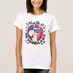 T-shirt Les maths c'est pas un probLlama