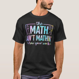 T-shirt Les maths ne sont pas drôles en maths