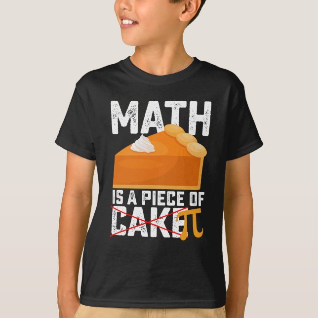 T-shirt Les maths sont un jeu d'enfant jour de Pi drôle (Devant)
