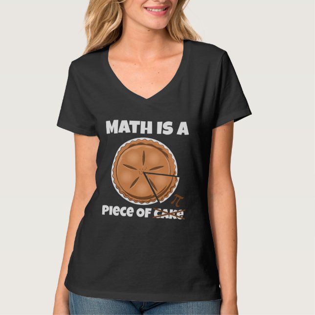 T-shirt Les maths sont un jeu d'enfant pour le jour de Pi (Devant)