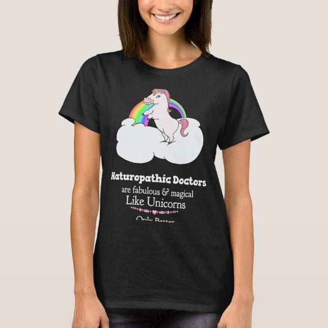 T-shirt Les Médecins Naturopathiques Sont Magiques Comme L (Devant)