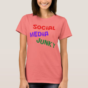 T-shirt Les médias sociaux Junky