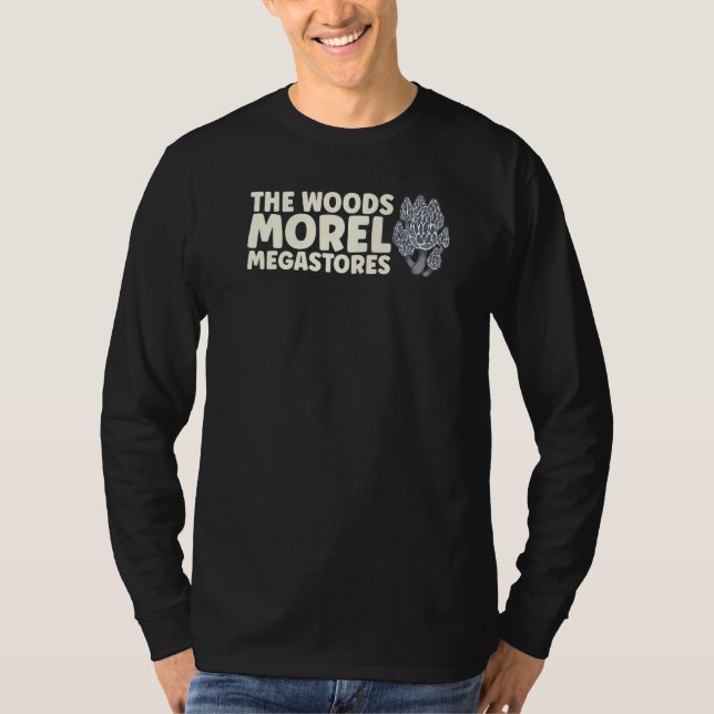 T-shirt Les Mégastores de Morel des Bois Champignons Mycol (Devant)