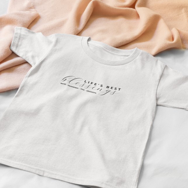 T-shirt Les meilleures bénédictions de la vie (Créateur téléchargé)