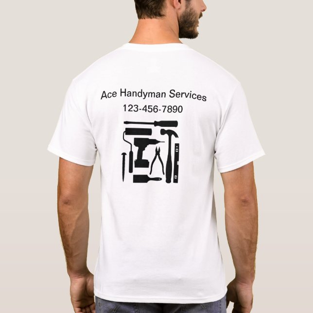 T-shirt Les meilleures chemises de travail pour homme à ma (Dos)