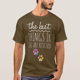 T-shirt Les meilleures choses de la vie sont les chats sau