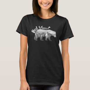 T-shirt Les meilleures mamans Bear Mountain Moms vie Aime