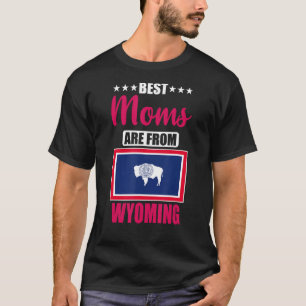 T-shirt Les meilleures mamans du Wyoming