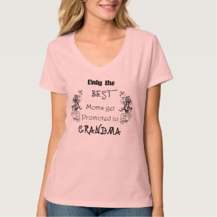 T-shirt Les meilleures mamans promues à grand-mère