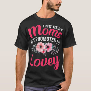 T-shirt Les Meilleures Moms Sont Promues Pour Aimer Grand-
