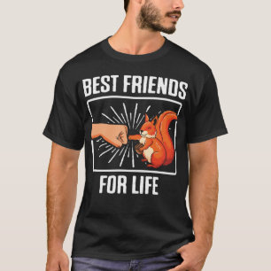 T-shirt Les meilleurs amis animaux de l'écureuil pour la v