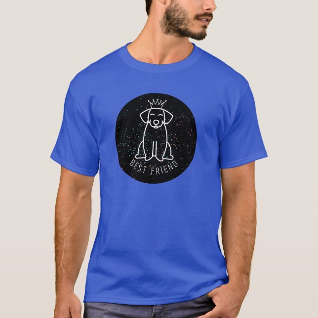 T-shirt Les meilleurs amis des chiens (Devant)