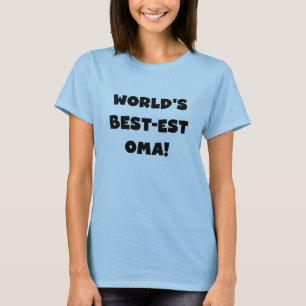 T-shirt Les meilleurs cadeaux Oma Noir ou Blanc du monde