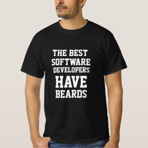 T-shirt Les Meilleurs Développeurs de Logiciels Ont des Ba