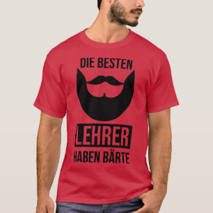 T-shirt Les meilleurs enseignants ont la barbe 1