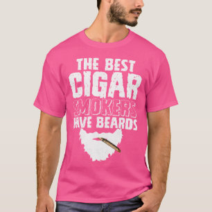 T-shirt Les Meilleurs Fumeurs de Cigares Ont des Barbes Fu