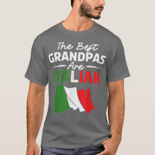 T-shirt Les Meilleurs Grandpas Sont Grandpa Italien 315854
