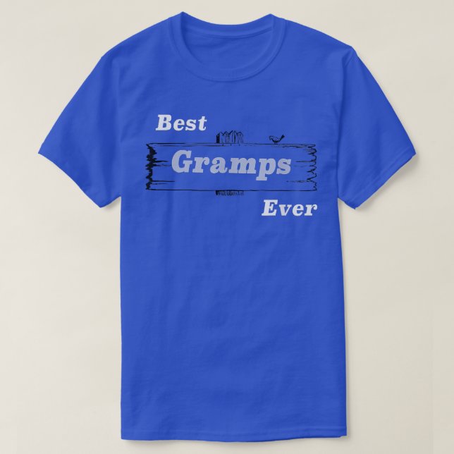 T-shirt Les meilleurs groupes jamais pour les grands-pères (Design devant)