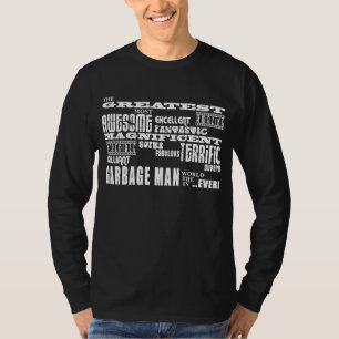 T-shirt Les meilleurs hommes de déchets : Le plus grand