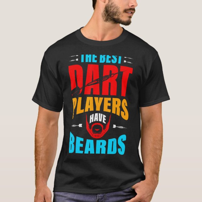 T-shirt Les Meilleurs Joueurs De Dart Ont Des Oreilles Por (Devant)