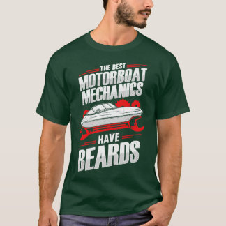T-shirt Les Meilleurs Mécaniques De Bateaux À Moteur Ont D