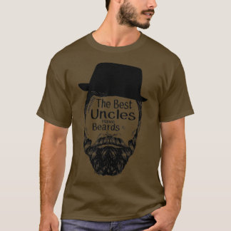 T-shirt Les meilleurs oncles ont barbe Casquette Beard ama
