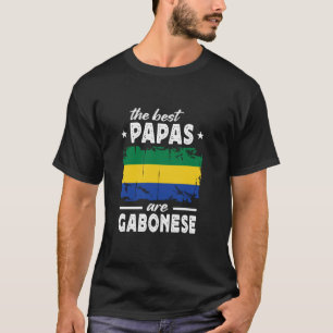 T-shirt Les meilleurs papas sont gabonais Fête des pères G