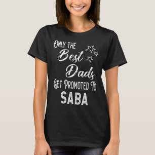T-shirt Les meilleurs papas sont promus au grand-père juif