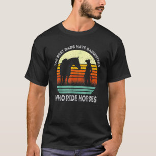 T-shirt Les Meilleurs Pères vintages Ont Des Filles Qui Ci