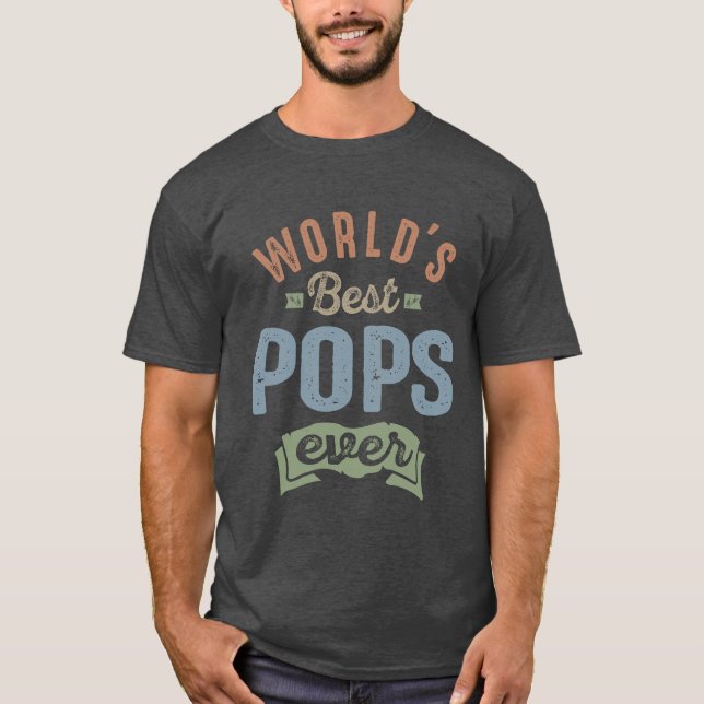 T-shirt Les meilleurs pop du monde (Devant)