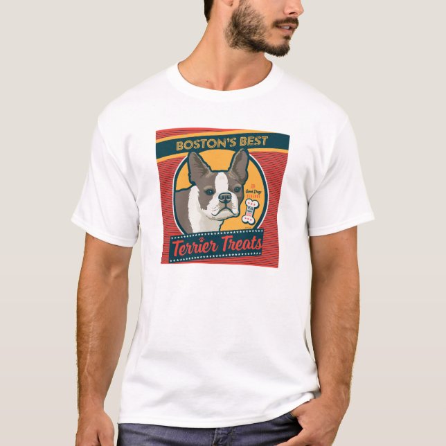 T-shirt Les meilleurs soins Terrier de Boston (Devant)