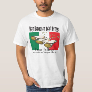 T-shirt Les meilleurs tacos de petit déjeuner en ville
